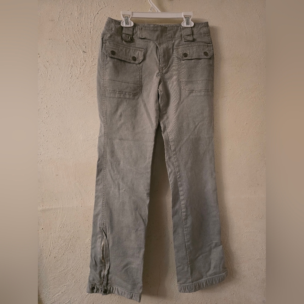 Gray Express Canvas Pants
